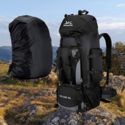 Sac à dos pour randonnée noir avec housse offerte