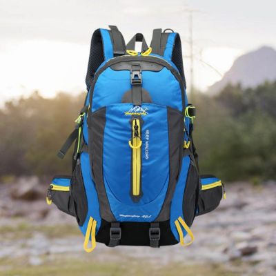 Sac à dos randonnée femme pratique bleu
