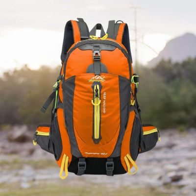 Sac à dos randonnée femme pratique orange