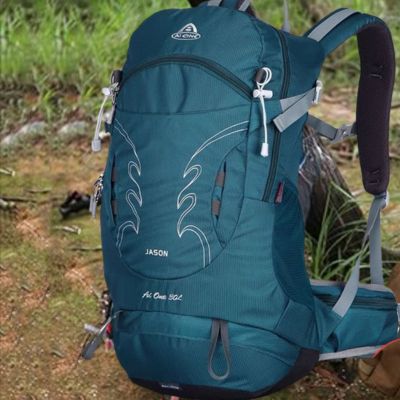 Sac a dos randonnee trekking vert bleu
