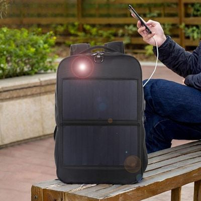 Sac a dos solaire charge portable homme