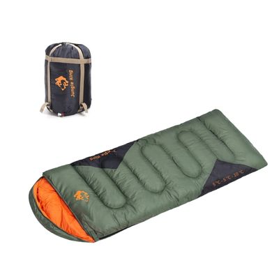 Sac de couchage avec sac rangement plein air vert