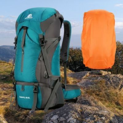 Sac de randonnée bleu plus housse offerte