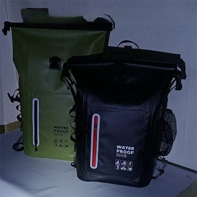 Sac dos etanche avec bande réfléchissante