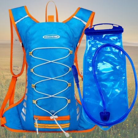 Sac-hydratation-randonnée-bleu