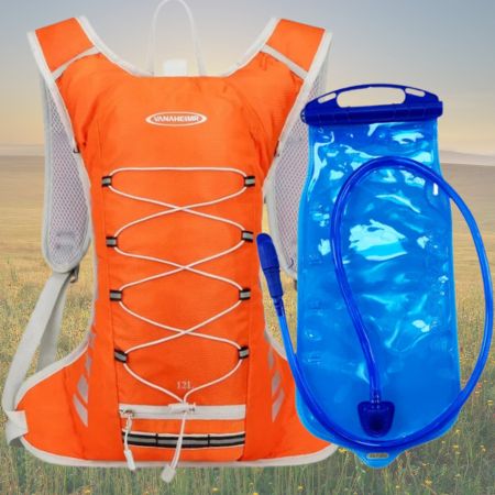 Sac-hydratation-randonnée-orange