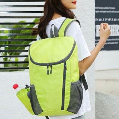 Sac imperméable femme pliable avec bouteille poche latérale