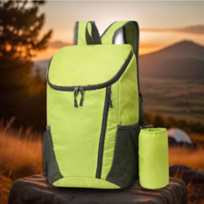 Sac imperméable femme pliable vert