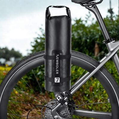 Sacoche à vélo montée sur arceau support