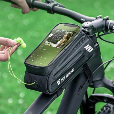 Sacoche de cadre avec sortie écouteurs