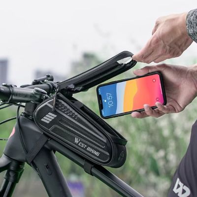 Sacoche de cadre installation portable pratique