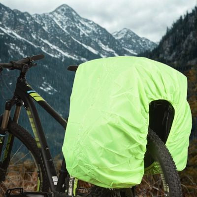 Sacoche porte bagage vélo avec housse pluie