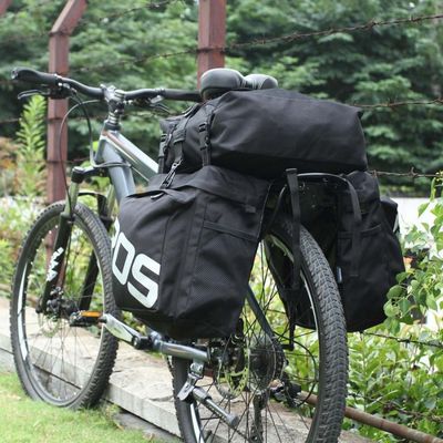 Sacoche porte bagage vélo complète fixée