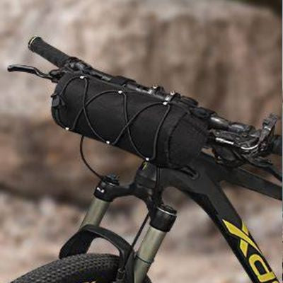 Sacoche pour guidon velo attachée solidement guidon vtt