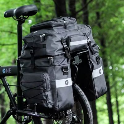Sacoche vélo convertible sac à dos fixée vélo pliant