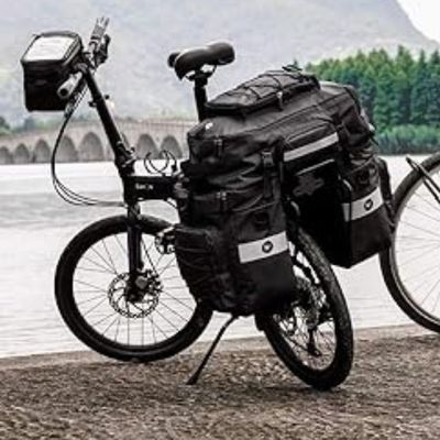 Sacoche vélo convertible sac à dos randonnée libre