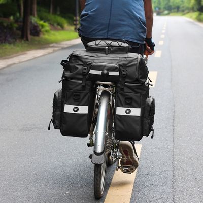 Sacoche vélo convertible sac à dos randonnée sécurisée