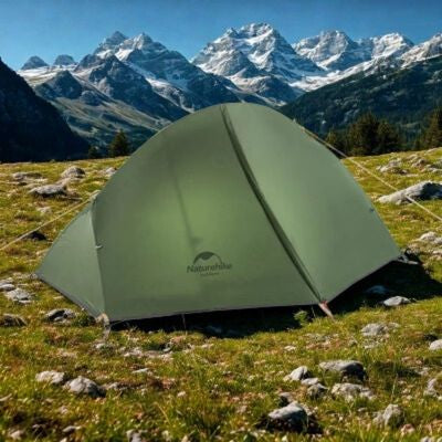 Tente trekking 1 place plantée alpage