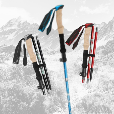 Trois variantes couleur pour ce baton en trail