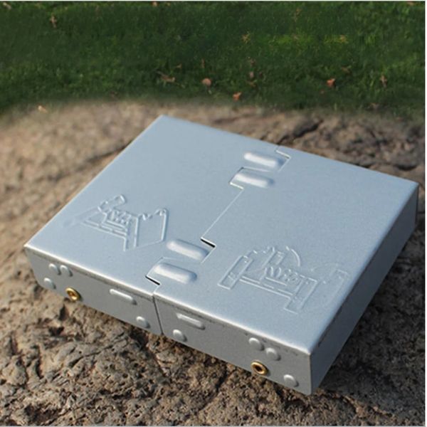 Réchaud trek PocketFlam replié à plat